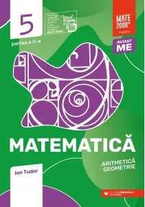 Coperta cărții Matematica. Aritmetica, algebra, geometrie. Clasa a V-a, partea a II-a. Mate 2000 - Initiere
