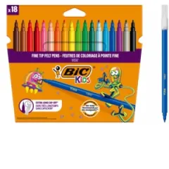 Coperta cărții Carioci 18 culori lavabile Visa Bic