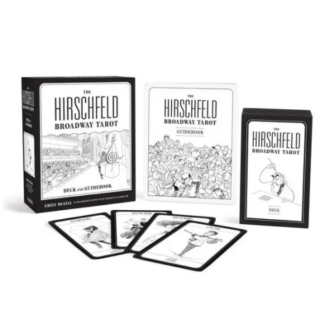 Coperta cărții The Hirschfeld Broadway Tarot: Deck and Guidebook