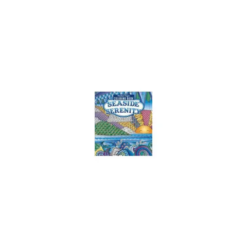 Coperta cărții Creative Pages: Seaside Serenity Coloring Book (Paperback) — Relaxing Coastal Scenes for Mindful Coloring and Creative Escape