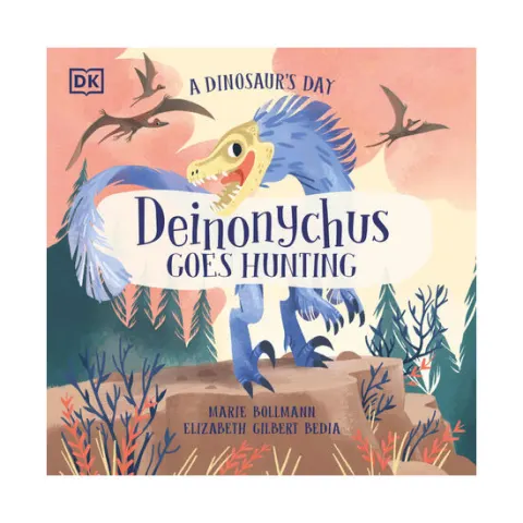 Coperta cărții Deinonychus goes hunting