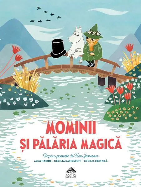 Coperta cărții Mominii și pălăria magică