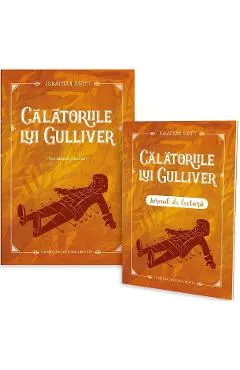 Coperta cărții Călătoriile lui Gulliver + jurnal de lectură
