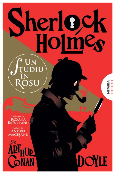 Coperta cărții Un studiu in rosu. Seria Sherlock Holmes - Sir Athur Conan Doyle