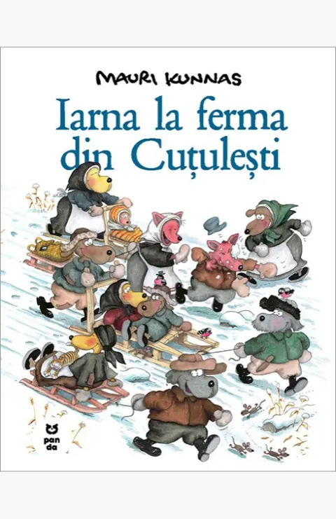 Coperta cărții Iarna la ferma din Cuțulești