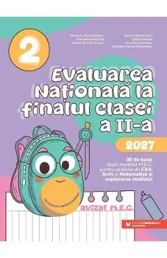 Coperta cărții Evaluarea Nationala 2027 - Clasa 2 - Mirabela-Elena Baleanu, Andreea-Elena Ene, Adrian-Petrica Grigore