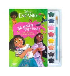 Coperta cărții Disney. Encanto. Sa pictam impreuna! Carte de colorat cu pensula si acuarele