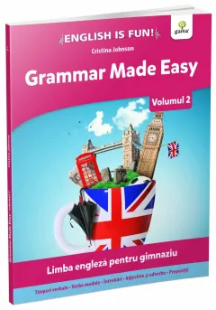 Coperta cărții Grammar Made Easy. Limba engleza pentru gimnaziu.Volumul 2