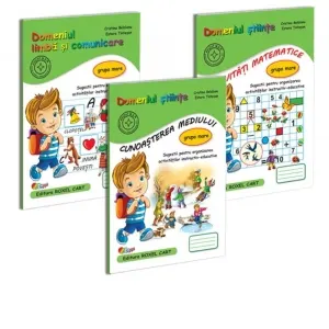 Coperta cărții Pachet 3 carti Grupa mare: 1. Limba si comunicare; 2. Activitati matematice; 3. Cunoasterea mediului (editie 2025)