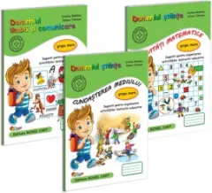 Coperta cărții Pachet 3 carti Grupa mare: 1. Limba si comunicare; 2. Activitati matematice; 3. Cunoasterea mediului (editie 2025)