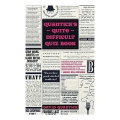 Coperta cărții Quantick's Quite Difficult Quiz Book