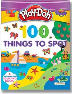 Coperta cărții Play-Doh! 100 Things to Spot,