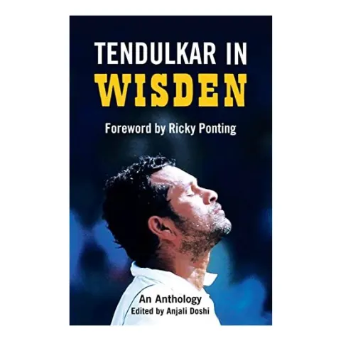 Coperta cărții Tendulkar in Wisden