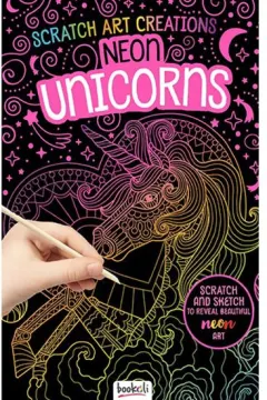 Coperta cărții Scratch Art Creations - Neon Unicorns