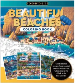 Coperta cărții Beautiful Beaches Coloring Book