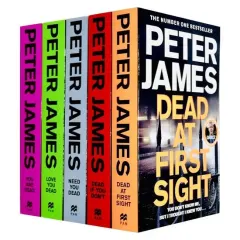 Coperta cărții Roy Grace Series Book 11-15 Collection 5 Books Set By Peter James(Set 3) (You Are Dead, Love You Dead, Need You Dead, Dead If You Don't & Dead at First Sight)
