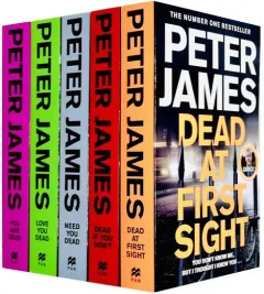 Coperta cărții Roy Grace Series Book 11-15 Collection 5 Books Set By Peter James(Set 3) (You Are Dead, Love You Dead, Need You Dead, Dead If You Don't & Dead at First Sight)