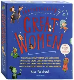 Coperta cărții Fantastically Great Women 3 Book Hardback Box Set By Kate Pankhurst