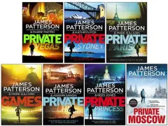 Coperta cărții James Patterson Private Series Books 9 - 15 Collection Set (private Vegas, Private Sydney, Private Paris, Private Delhi, Private Princess & More)