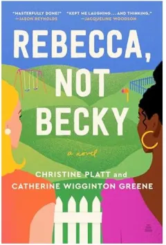 Coperta cărții Rebecca, Not Becky, Christine Platt, Catherine Wigginton Greene