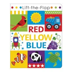 Coperta cărții Lift-The-Flap RED YELLOW BLUE, Page Publications