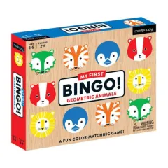 Coperta cărții Geometric Animals My First Bingo, Galison Books