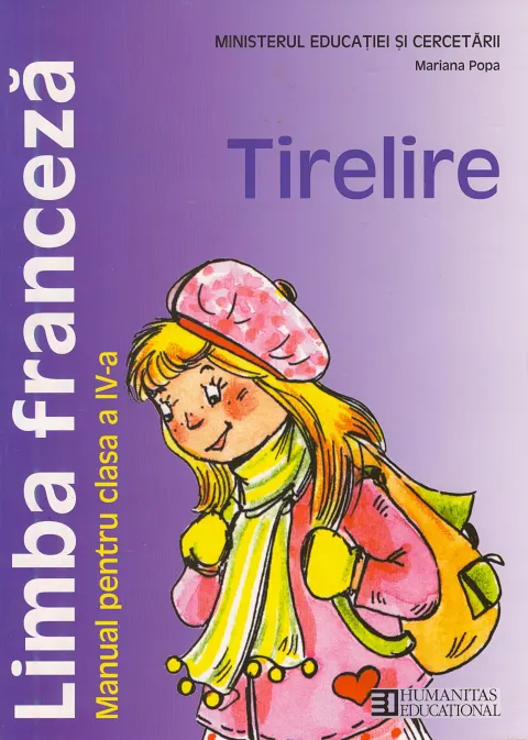 Coperta cărții Limba franceză. Manual pentru clasa a IV-a. Tirelire