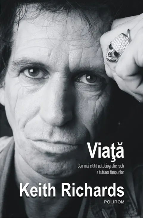 Coperta cărții Viata. Cea mai citita autobiografie rock a tuturor timpurilor