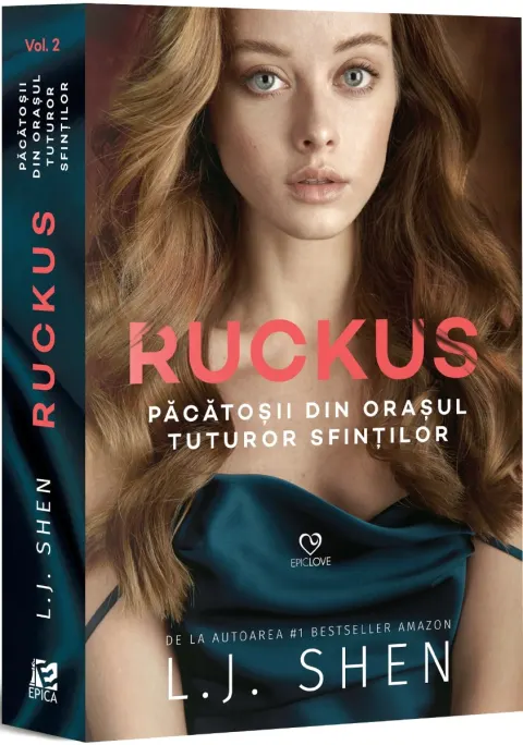 Coperta cărții Ruckus (seria Pacatosii din orasul tuturor sfintilor, vol. 2)