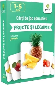 Coperta cărții Carti de joc educative. Fructe si legume