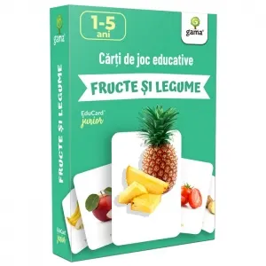 Coperta cărții Carti de joc educative. Fructe si legume