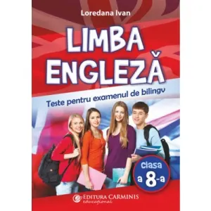 Coperta cărții Limba engleza. Teste pentru examenul de bilingv