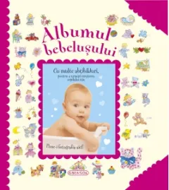 Coperta cărții Albumul bebelusului (roz)