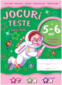 Coperta cărții Jocuri, teste, ghicitori 5-6 ani