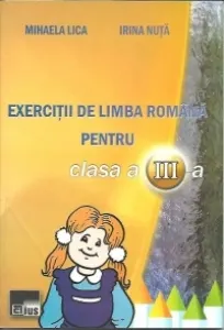 Coperta cărții Exercitii de limba romana pentru clasa a III-a