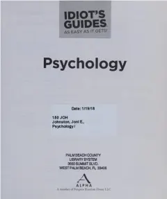 Coperta cărții Psychology