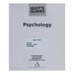 Coperta cărții Psychology