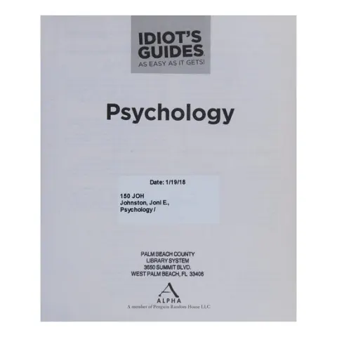 Coperta cărții Psychology