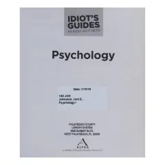 Coperta cărții Psychology