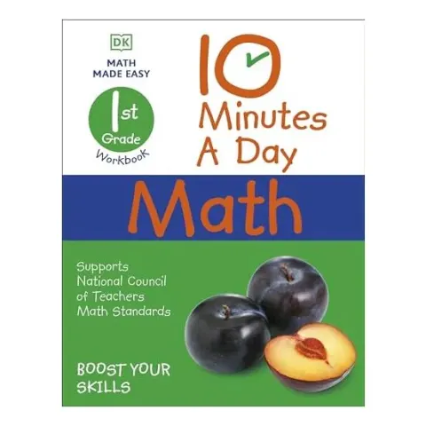 Coperta cărții 10 Minutes a Day Math, 1st Grade, CAROL VORDERMAN