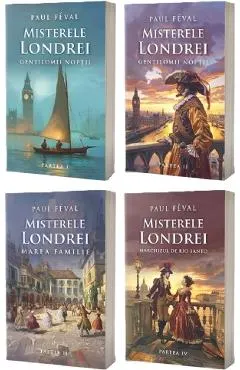 Coperta cărții Pachet 4 volume: Misterele Londrei