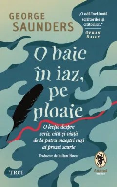 Coperta cărții O baie în iaz, pe ploaie