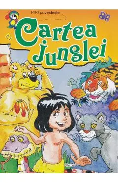 Coperta cărții Piri povesteste: Cartea junglei