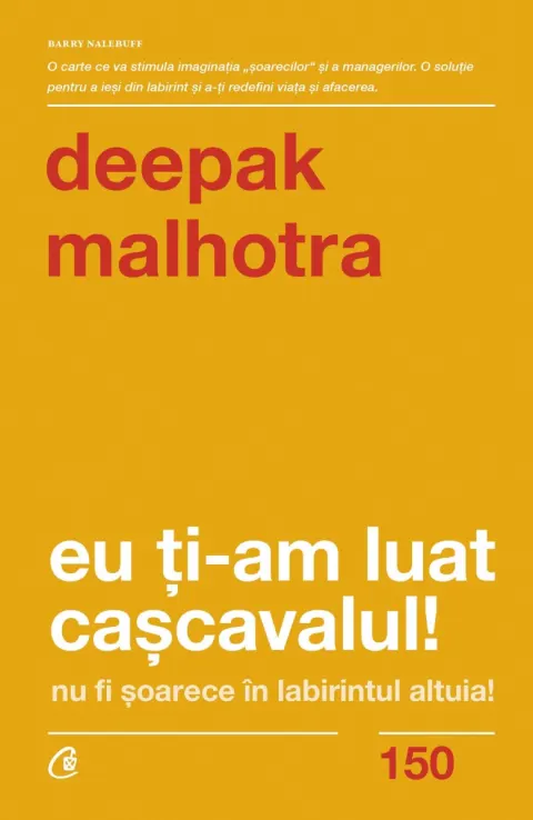 Coperta cărții Eu ți-am luat cașcavalul!