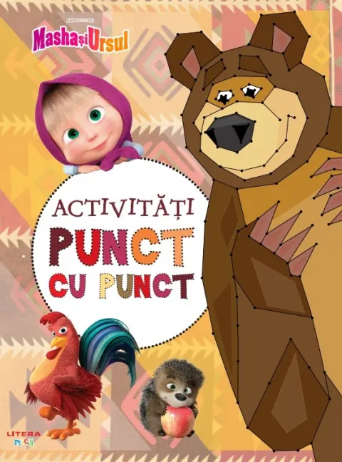 Coperta cărții Masha si Ursul. Activitati punct cu punct