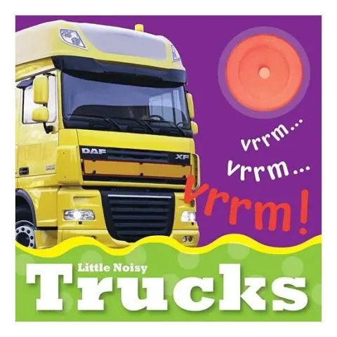 Coperta cărții DAMAGED - Little Noisy Trucks by Christiane Gunzi
