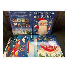 Coperta cărții santa's super stories Paperback