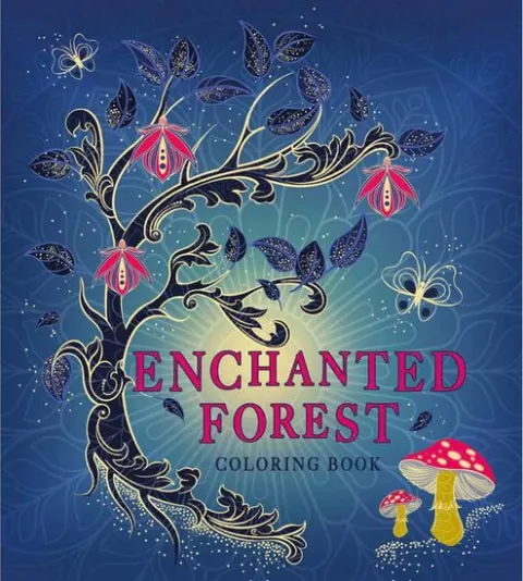 Coperta cărții Enchanted Forest Coloring Book
