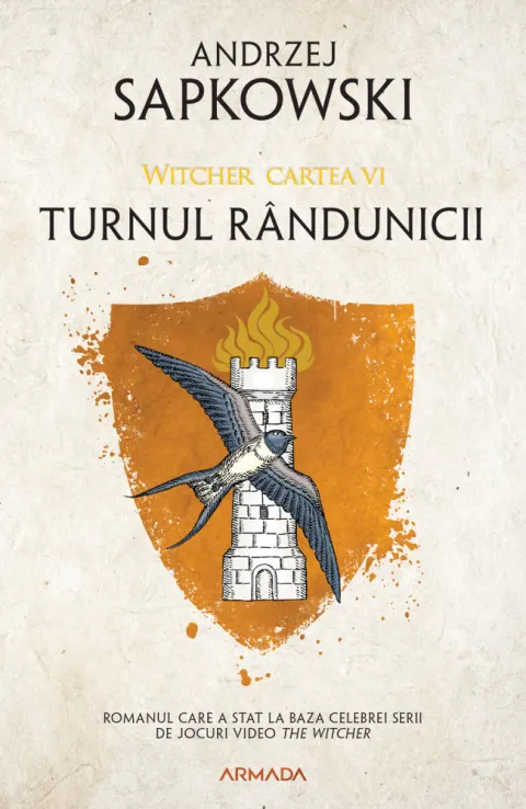 Coperta cărții Turnul rândunicii (seria Witcher, partea a VI-a)