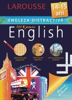 Coperta cărții Larousse. Engleza distractiva. 14-15 ani